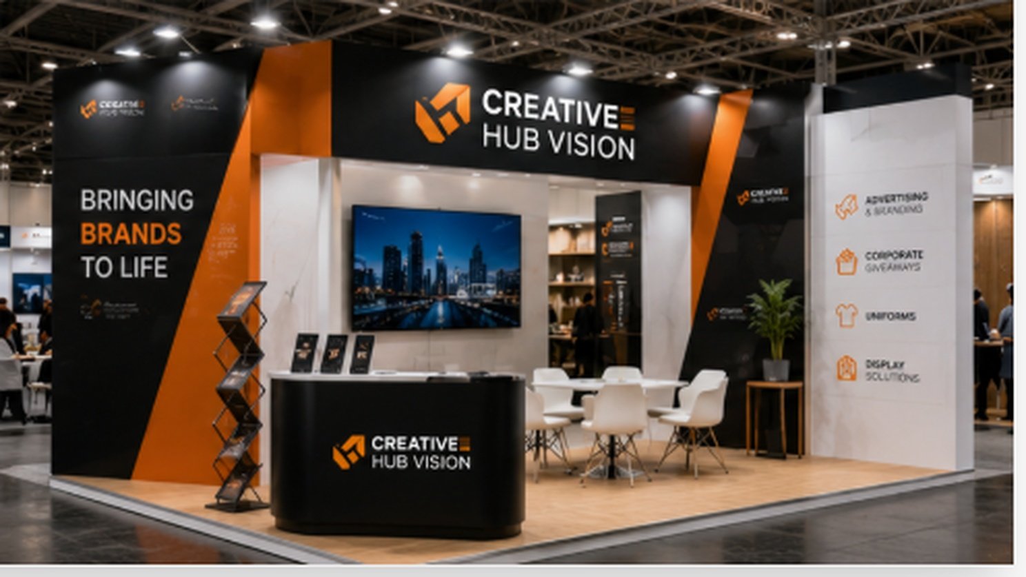 Exhibition and brand display solutions by Creative Hub Vision
