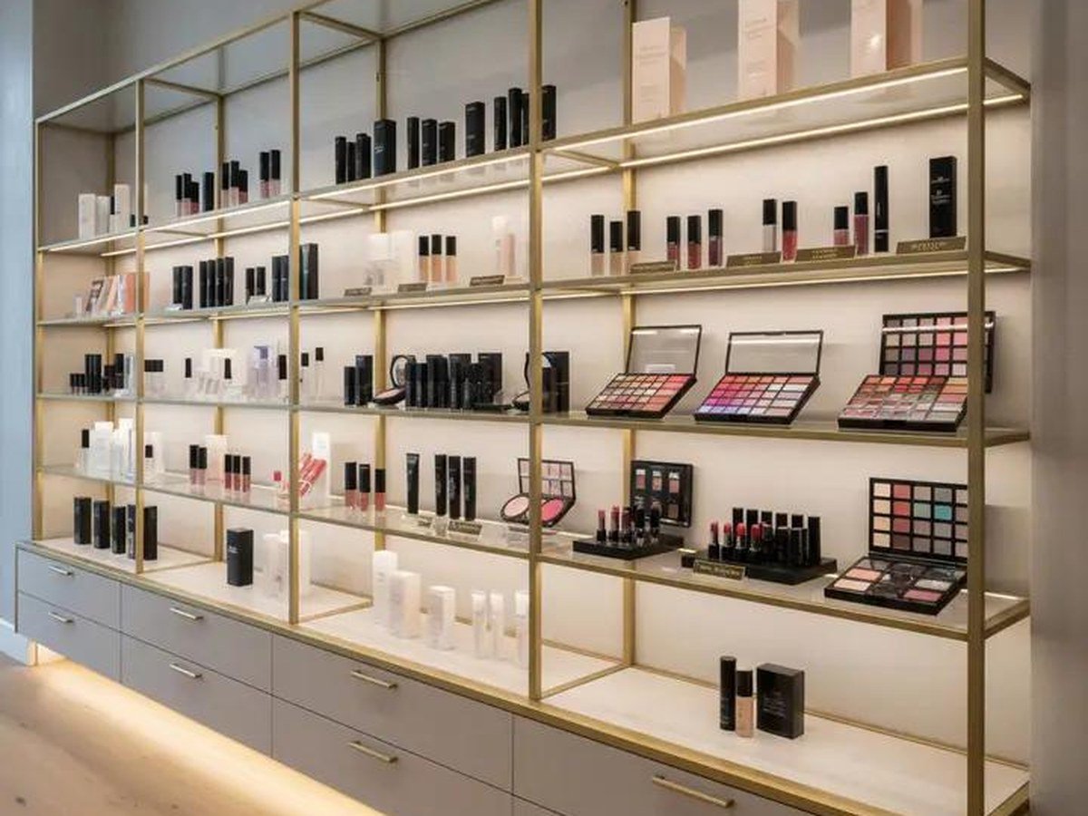 Branded Cosmetics Wall Display