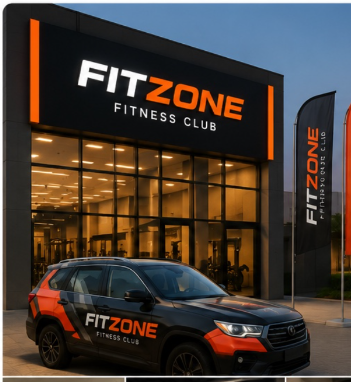 Storefront and Vehicle Branding