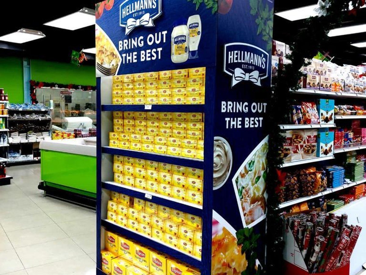 Branded Floor Display Tower